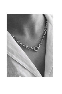 Grossiste Collier Femme Sailor Nouvelle Saison avec Gouvernail Figuré sur Chaîne - 2705