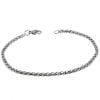 Bracelet Chavin Angelus Lufigo unisexe en acier argenté pour homme - 2803
