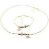 Toptan Altın Renk pembe Mineli Fil Kolye Ve Bileklik Pandora Kombin Zirkon Set Takım - 3003 2 b56ec829b4da4f0b8af022936198716f