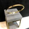 Wholesale Gold Colour 1 Piece Thick Ajda Bracelet, Bangle - 3154
