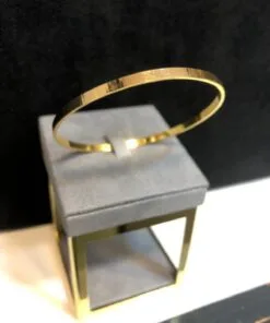 سوار أجدة سميكة، سوار ذهبي اللون ذهبي 1 قطعة بالجملة، سوار - 3154