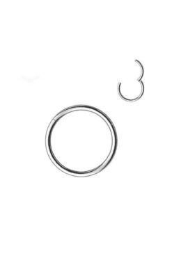 Piercing complet en acier chirurgical, couleur argent, anti-ternissement, pour cartilage, tragus, hélix - 3172