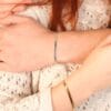 Großhandel Gold und Silber Farbe Unisex italienische Paar Armband Vip trüben frei Fadeless Stahl Armband - 3216