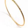 Wholesale Gold Color 22K Plated Rhinestone Ajda Bracelet 22 cm. 1 Piece - 3286