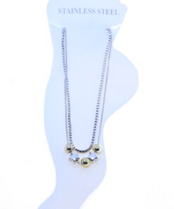 Toptan Gümüş Renk Asansör Sf Küre Yıldız Küre Yıldız Küre Çelik Halhal - 3468