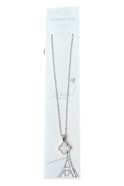 Toptan Gümüş Renk Çift Yönlü Van Cleef Kolye Önü Beyaz Arkası Siyah Sf Zincir Çelik Kolye - 3638 9 5e6102930c9c4ee28e8829ed07bed8a4 1