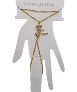 جملة قوس ذهبي اللون من الحجر الأبيض الصلب شاهماران - 3509