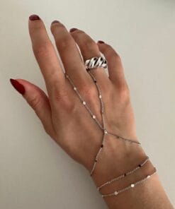 Оптовая продажа серебряного цвета Sf Crush Chain Gold Sequin Thin Chain Steel Shahmaran - 3220