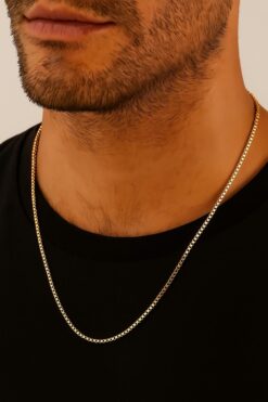 Toptan Erkek Zincir Gold Alaşım Çelik Kolye