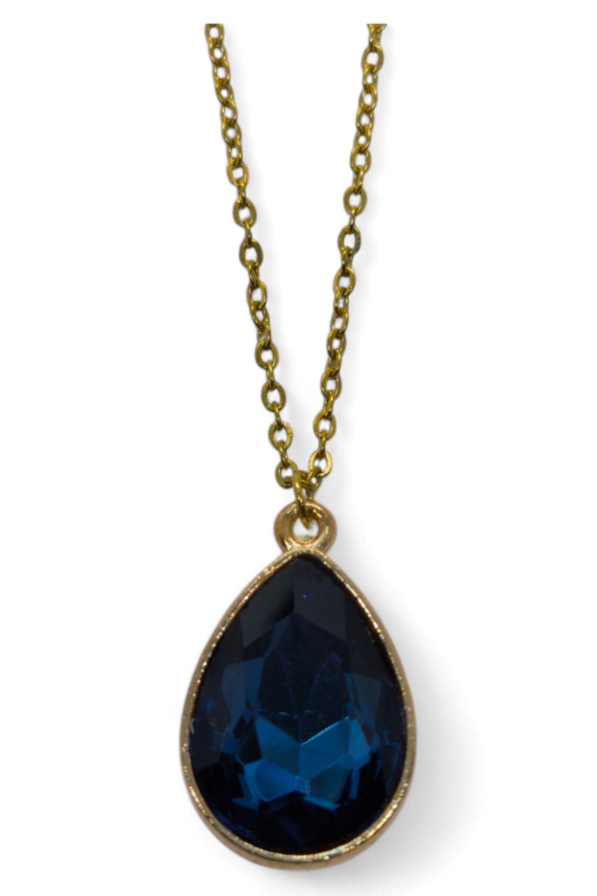 Toptan Altın Renk Lacivert Damla Model Sf Zincir Çelik Kolye- 3728 2 Toptan Altın Renk Lacivert Damla Model Sf Zincir Çelik Kolye- 3728 – Bild 2