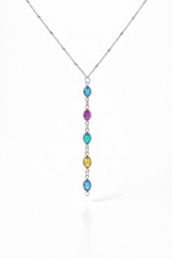 Toptan Gümüş Renk Ezme Zincir Sıralı Oval Ye Model Çelik Kolye - 3840 3 c5da6dba9caf4d5ca4f1cce4a6328486