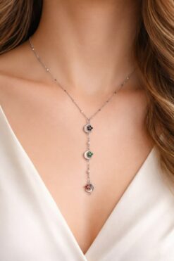 Toptan Gümüş Renk Ezme Zincir Ay Yıldız Ye Model Yeni Sezon Çelik Kolye - 3836 3 f134d071208945c997c5f20e5e8005f6