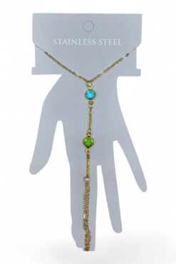 Toptan Altın Renk Yuvarlak Zirkon Taş Çelik Şahmeran - 3870 7 ab711733459f40ec830e724315228c8a