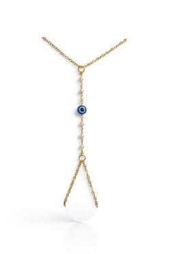 Accueil Grossiste Bijoux 71 Vue alternative de Toptan Altın Renk Göz İnci Çelik Şahmeran - 3872